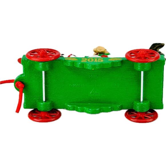 Hallmark A PONY FOR CHRISTMAS Keepsake Ornament #18 Bear on Circus Pony 2015 - Picture 6 of 12